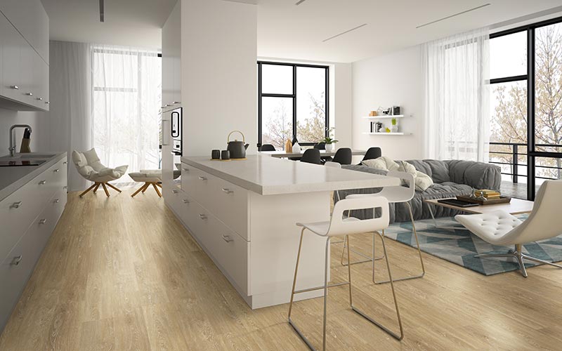 Design-/Vinylboden - Eiche